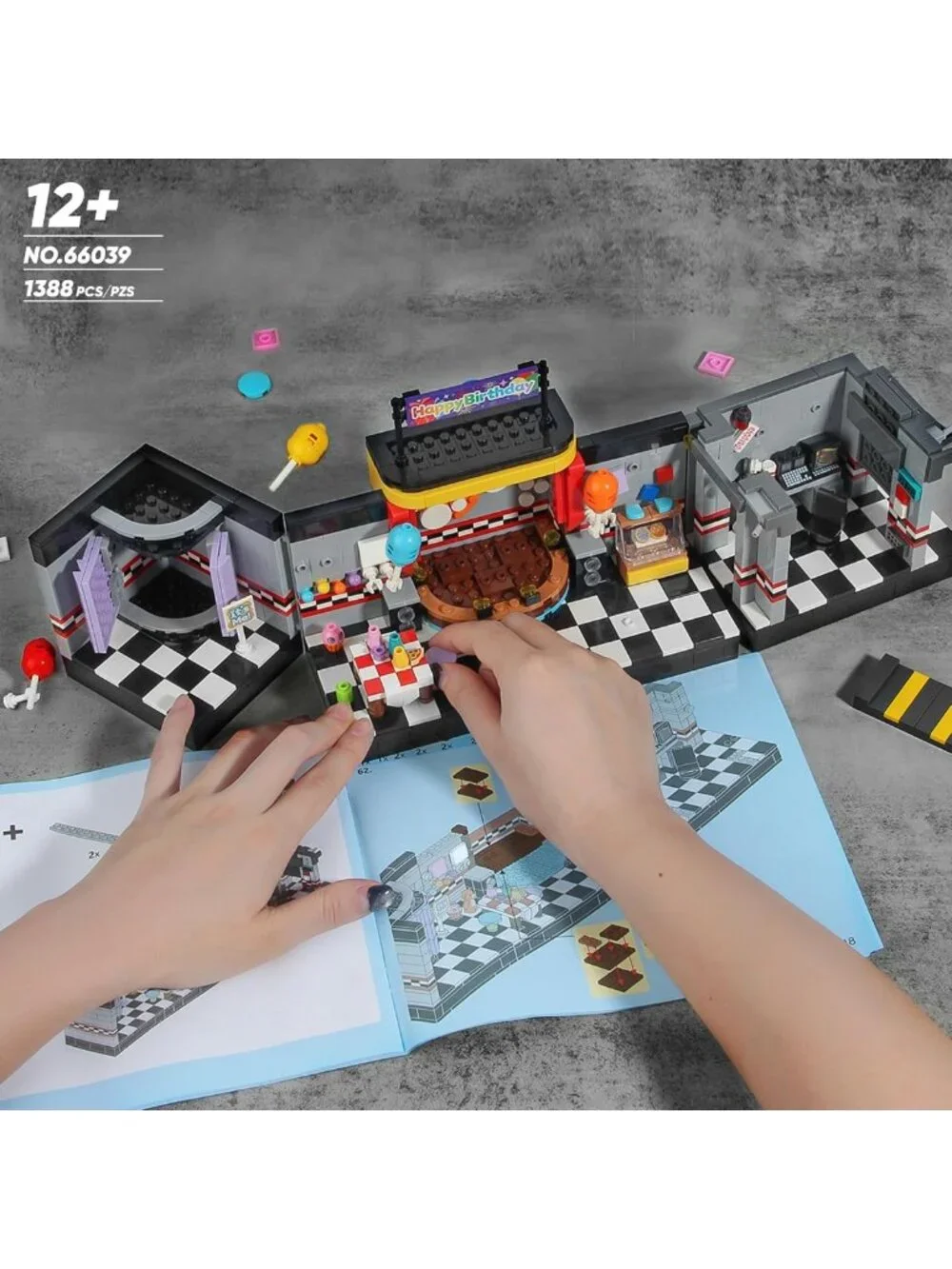 1388Pcs Security Room Building Block Set for Boys 12+, Perfect Halloween
